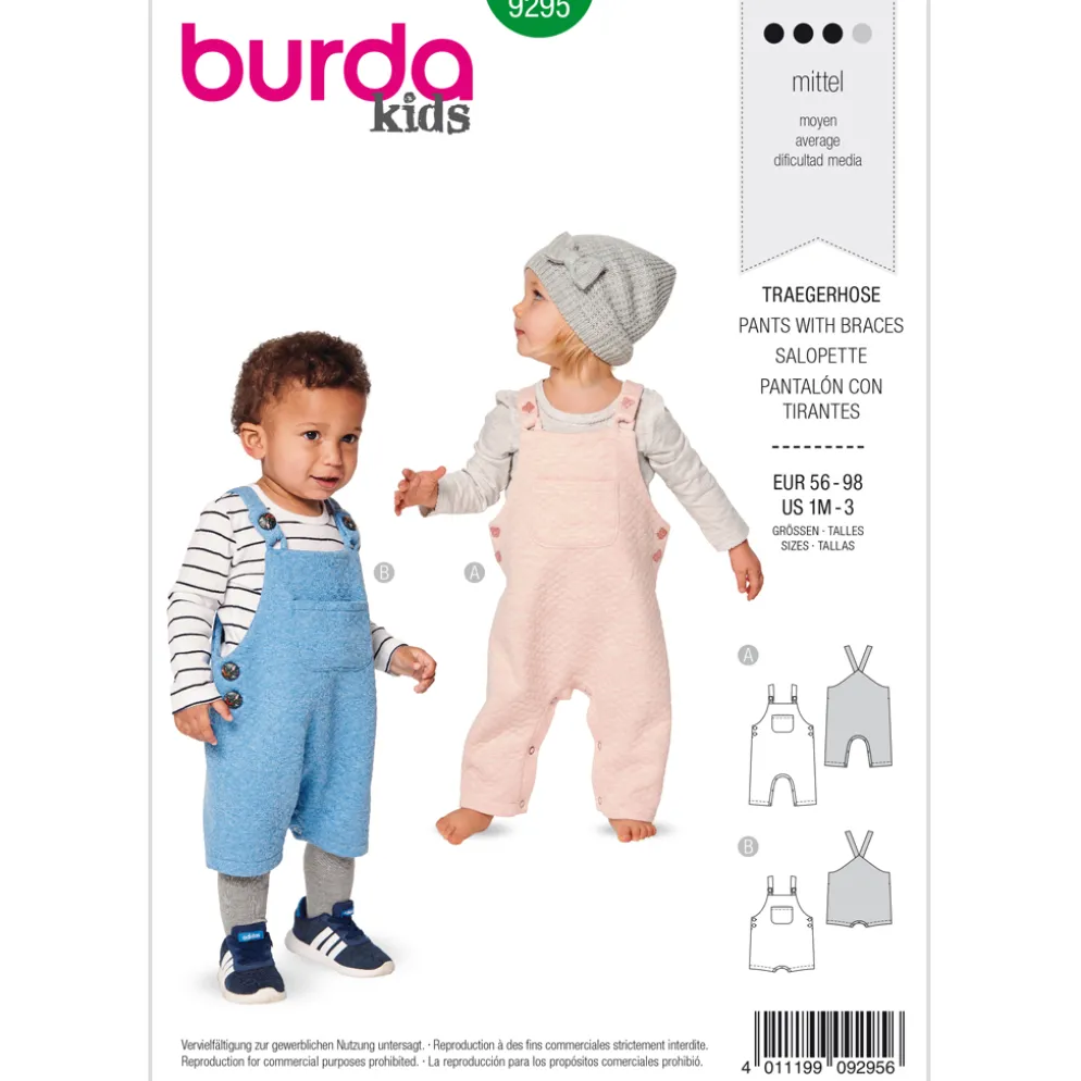 Bukser Burda Kids 9295 str. 56-98