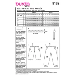 Bukser Burda Kids str. 104-146