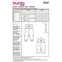 Bukser Burda Kids str. 56-98