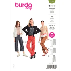 Bukser Burda 6085 str. 34-44