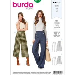 Bukser Burda 6573 str. 32-44