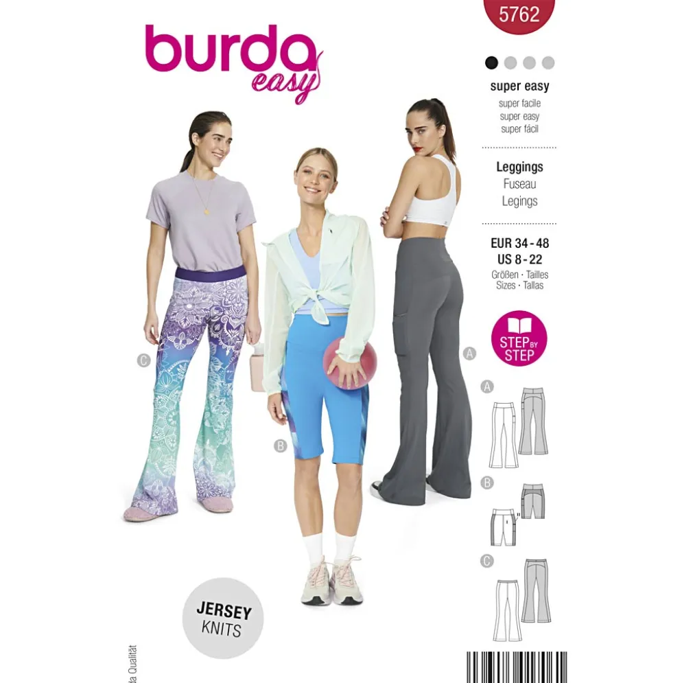Bukser Burda 5762 str. 34-48.
