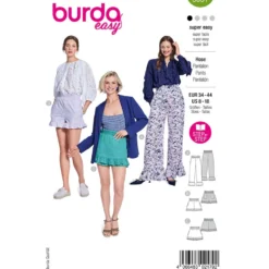 Bukser Burda 5631 str. 34-44