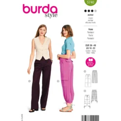 Bukser Burda 5740 str. 36-48