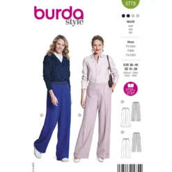 Bukser Burda 5778 str. 36-46