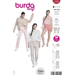 Bukser Burda 5789 str. 34-48