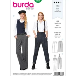 Bukser Burda 6856 str. 32-42