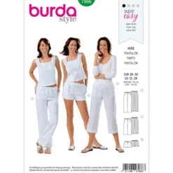 Bukser Burda 7966 str. 38-50