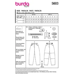 Bukser Burda str. 36-48