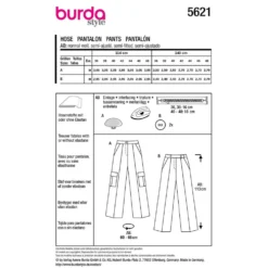 Bukser Burda str. 36-48