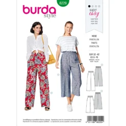 Bukser Burda 6229 str. 32-42