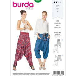 Bukser Burda 6316 str. 32-46