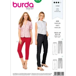 Bukser Burda 6534 str. 34-46
