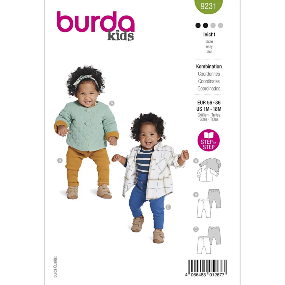 Bukser/jakke Burda Kids str. 56-86