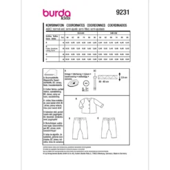 Bukser/jakke Burda Kids str. 56-86