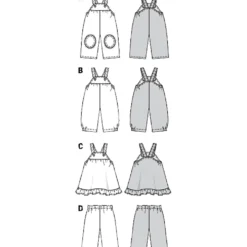 Bukser/Kjole Burda Kids 9772 str. 68-98