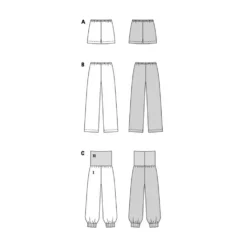 Bukser og Shorts Burda str. 34-44