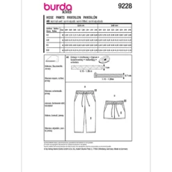 Bukser/Shorts Burda Kids 9228 str. 104-146