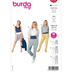 Bukser/shorts Burda 6124 str. 34-44