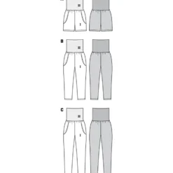 Bukser/shorts Burda 6124 str. 34-44