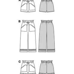 Bukser/Shorts Burda 5808 str. 34-48