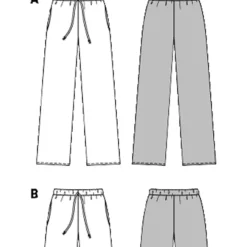 Bukser/shorts Burda 6735 str. 34-46