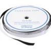 Burrebånd 20mm m/lim 25meter hook Sort