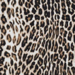 Crepe m/ leopard print Trend white