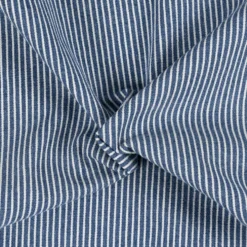 Denim garnfarvet strib 10 OZ Slate blue