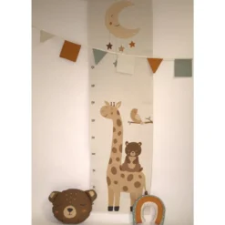 DIY Højdemåler til børn Råhvid