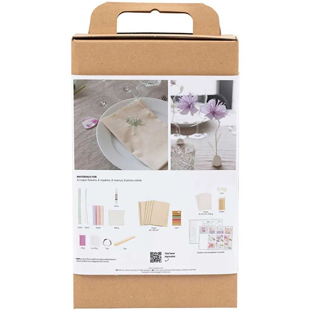 DIY Kit Bordpynt, pastelfarver