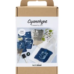 DIY Kit Cyanotypi Tekstil, blå