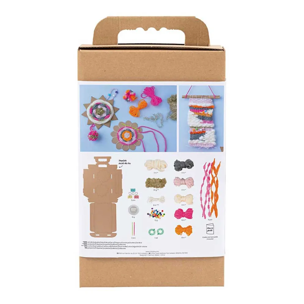 DIY Kit Vævning, Vægophæng, ass. farver