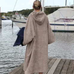 Dobbeltsidet frotté Lys khaki