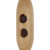 Duffelcoat knap 40mm Træ