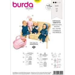 Dukketøj Burda 8591