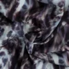 ECOVERO vævet viscose m/ dyreprint Mørk marineblå