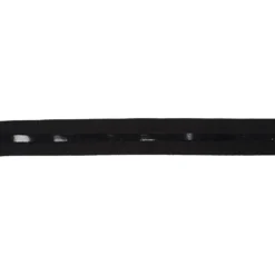 Elastik anti-slip m silikone 25mm Sort