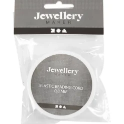 Elastiksnor, rund, tykkelse 0,8 mm, 10 m