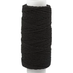 Elastiktråd 1mm, 30m Sort