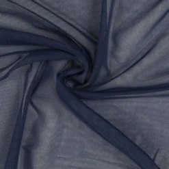 Ensfarvet mesh Twilight blue