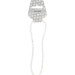 Facetperler, krystal, str. 3×4 mm, hulstr. 0,8 mm, 100 stk./ 1 pk.