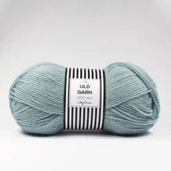 100% Fin Baby uldgarn Støvet turkis