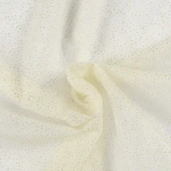 Fin tyl m/ guld glitter Trend white
