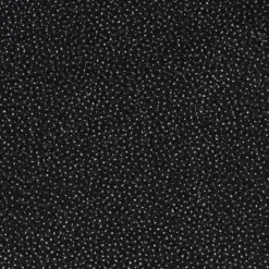 Fin tyl m/ sølv glitter, sort