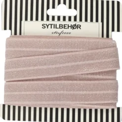 Foldeelastik 16mm 3mtr. Gammel rosa