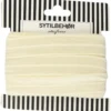 Foldeelastik 16mm 3mtr.  Råhvid