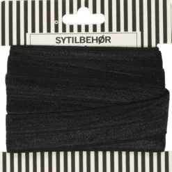 Foldeelastik 20mm 3mtr. Sort