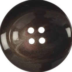 Frakkeknap 4-huls 30mm Brun