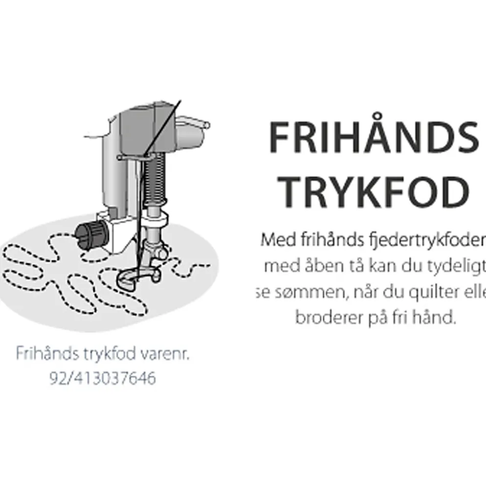 Frihåndsfod Husqvarna